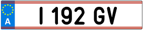 Truck License Plate